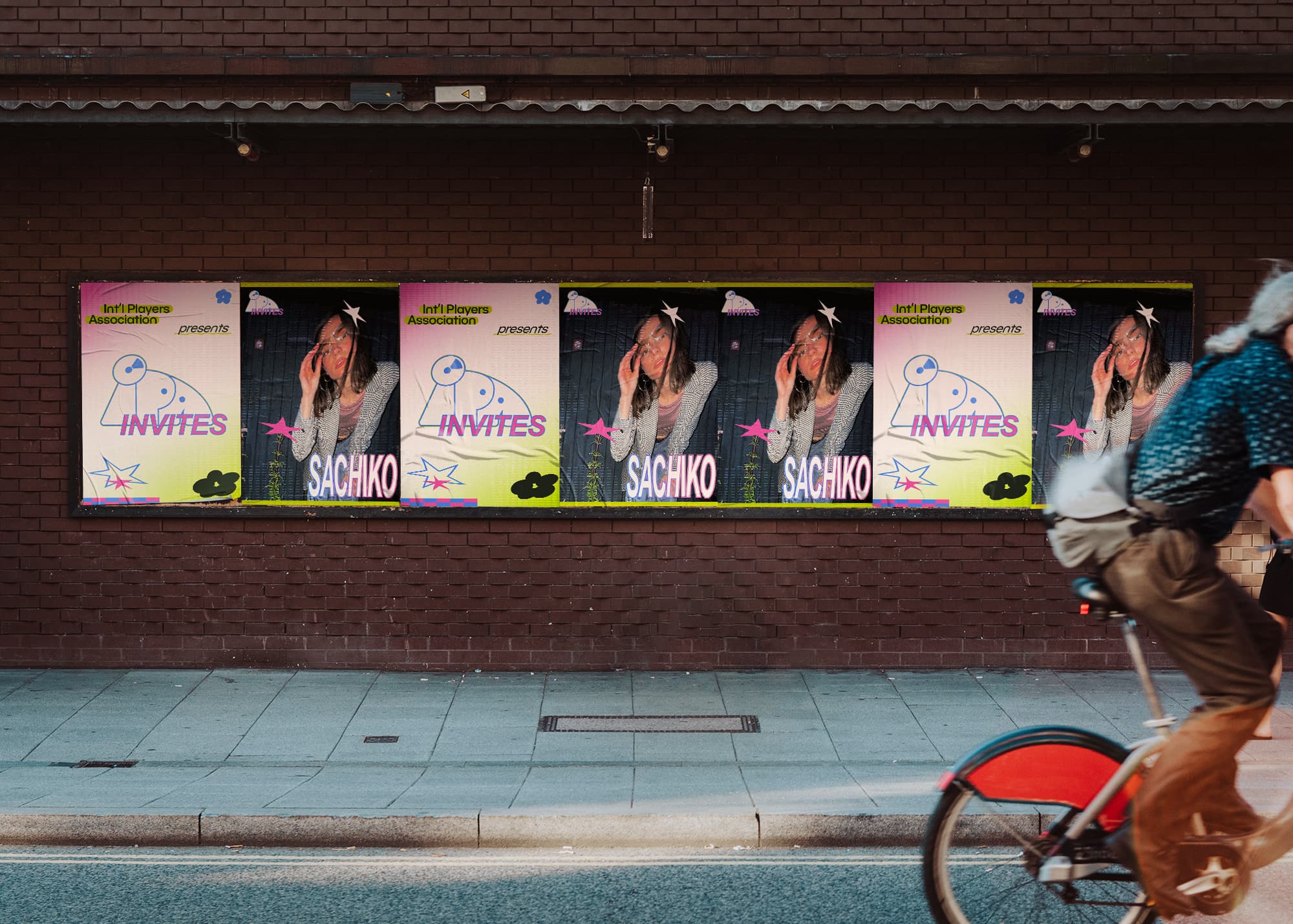 IPA Invites street poster mockup.